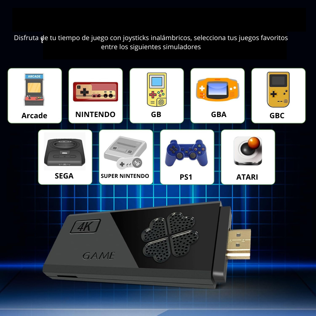 Consola Videojuego Game stick 64 GB