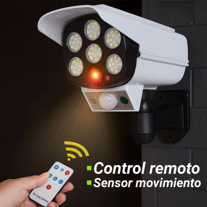 Foco Solar-Tipo Cámara de Seguridad