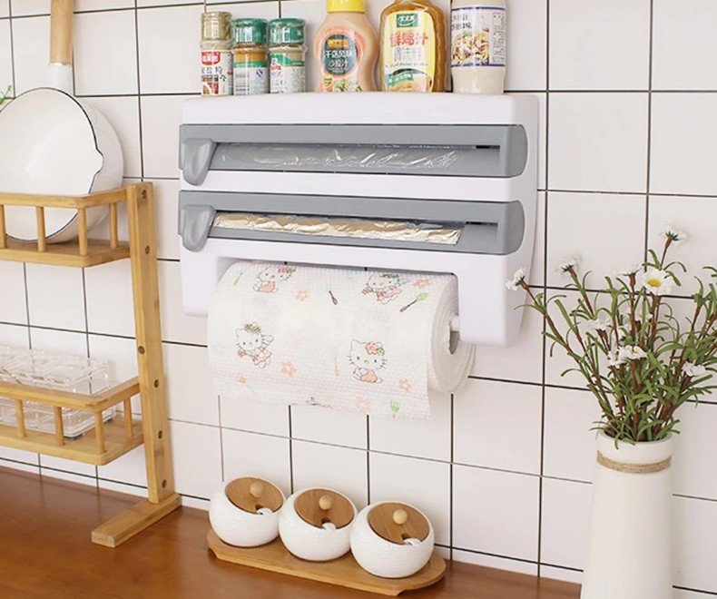 PORTA ROLLO TOALLA TRIPLE DISPENSADOR