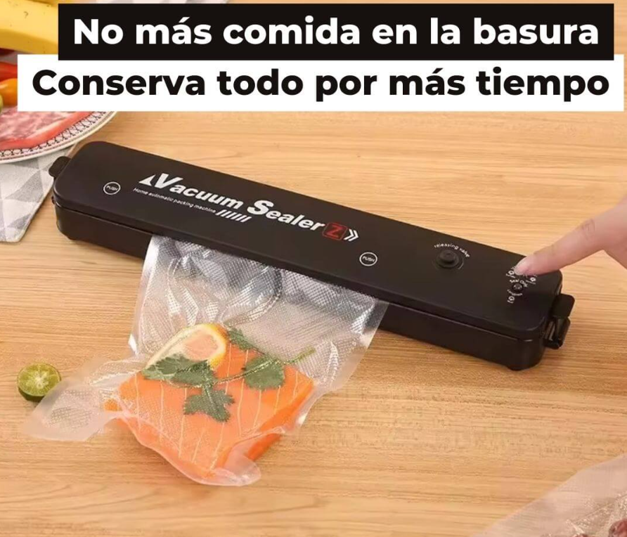 SELLADORA DE BOLSAS AL VACÍO + 10 Bolsas