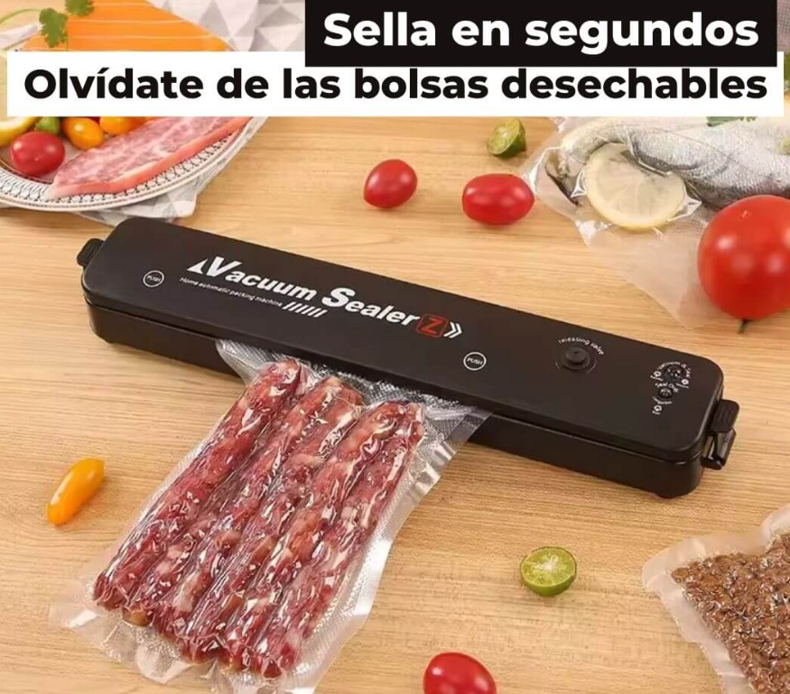 SELLADORA DE BOLSAS AL VACÍO + 10 Bolsas