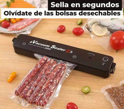 SELLADORA DE BOLSAS AL VACÍO + 10 Bolsas