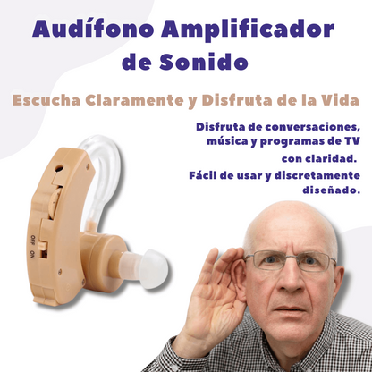 Audicept-Audífono Amplificador de Sonido