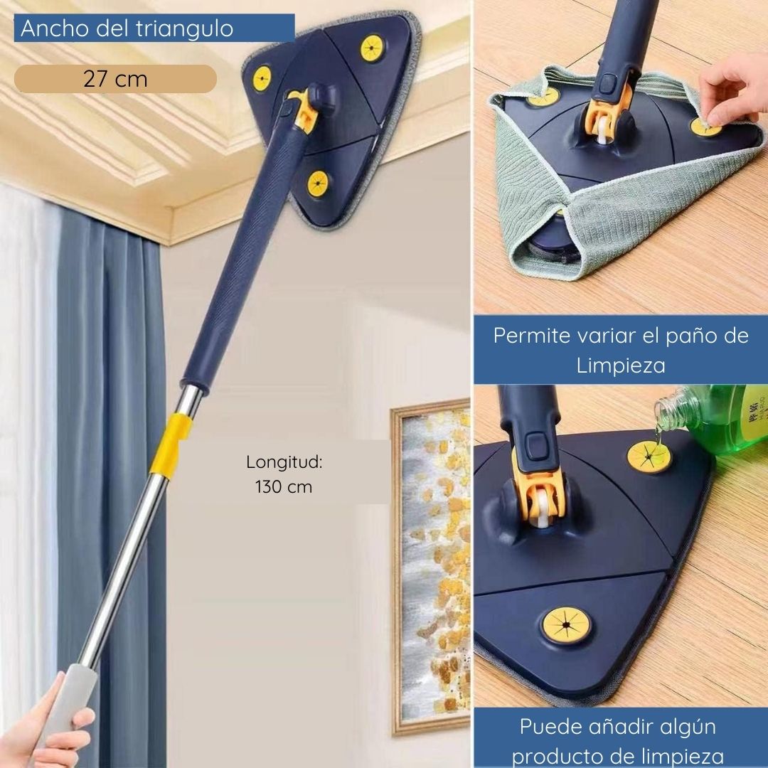 Mopa triangular giratoria 360°